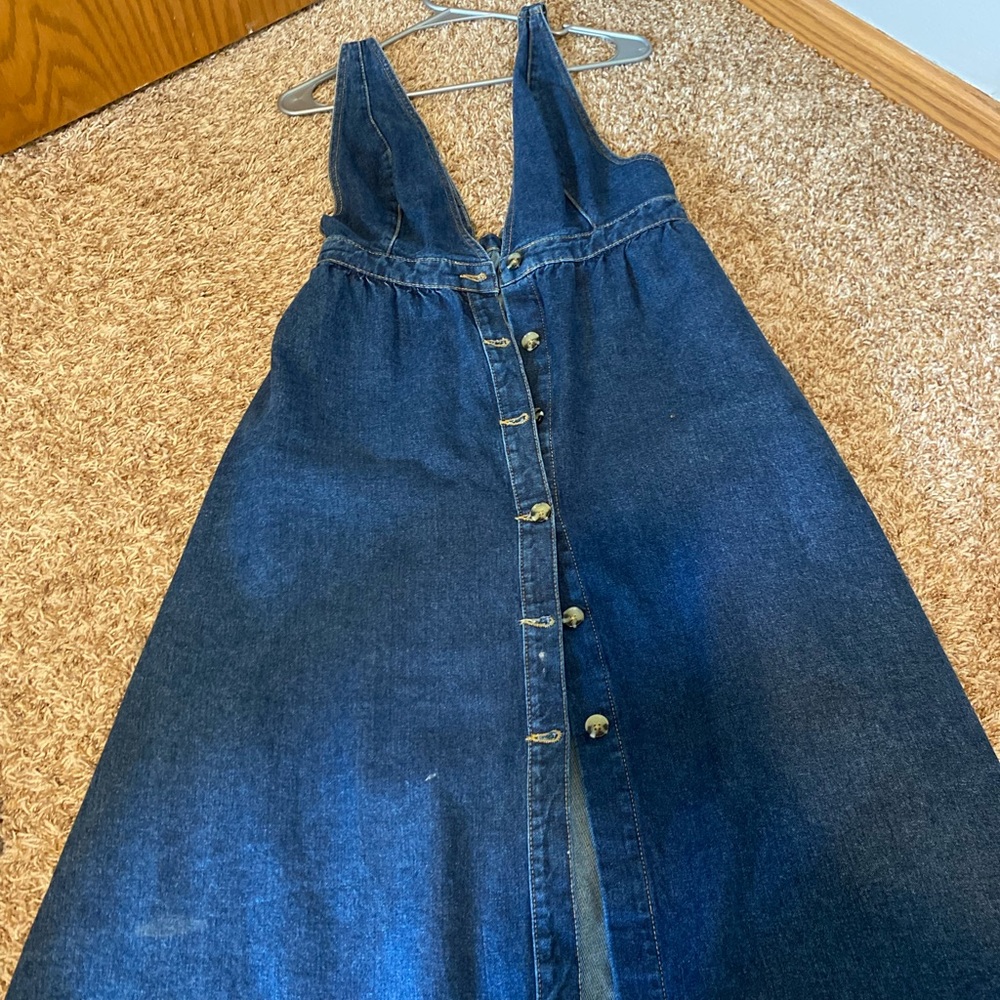 Denim One-Piece Dress